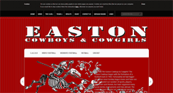 Desktop Screenshot of eastoncowboys.org.uk